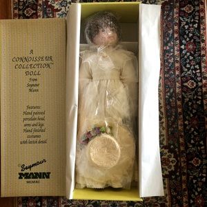 NEW Seymour Mann Hand Painted Porcelain Doll